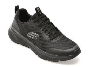 Pantofi sport SKECHERS negri, EDGERIDE, din material textil