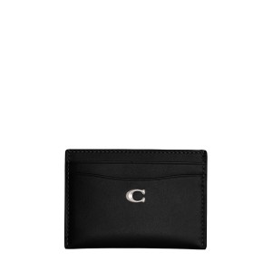 Leather card holder black